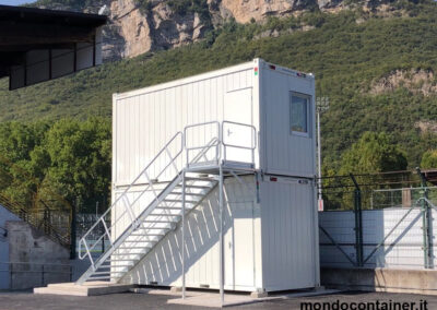 Mondocontainer - Container uso ufficio guardiola con scale esterne
