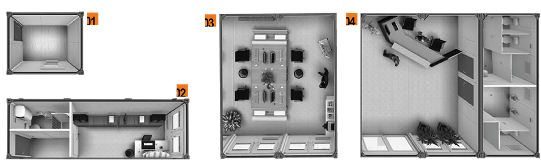 Personalizzazioni e configurazioni container ufficio