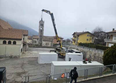 installazione Moduli abitativi - supermercato