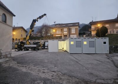 installazione Moduli abitativi - supermercato