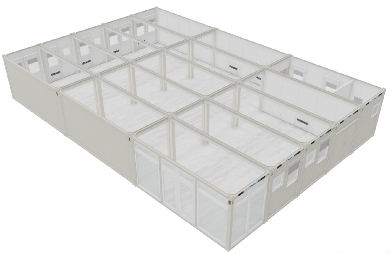 3D progettazione impianto prefabbricato