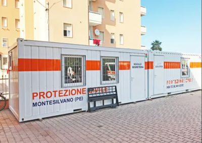 container abitativi per la protezione civile e per le emergenze